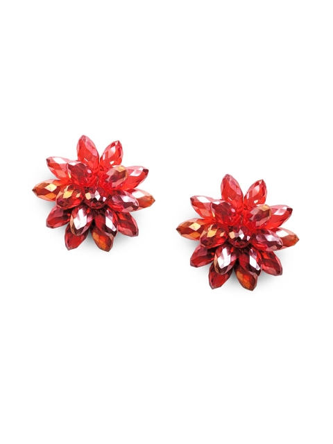 

Foxy Sperks Red Floral Studs
