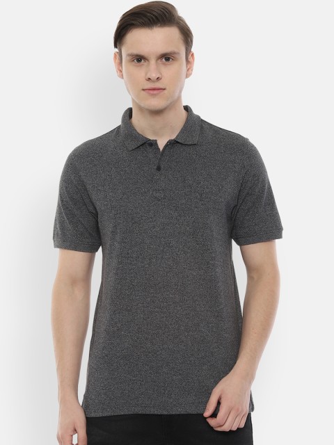 

Allen Solly Sport Men Grey Solid Polo Collar T-shirt