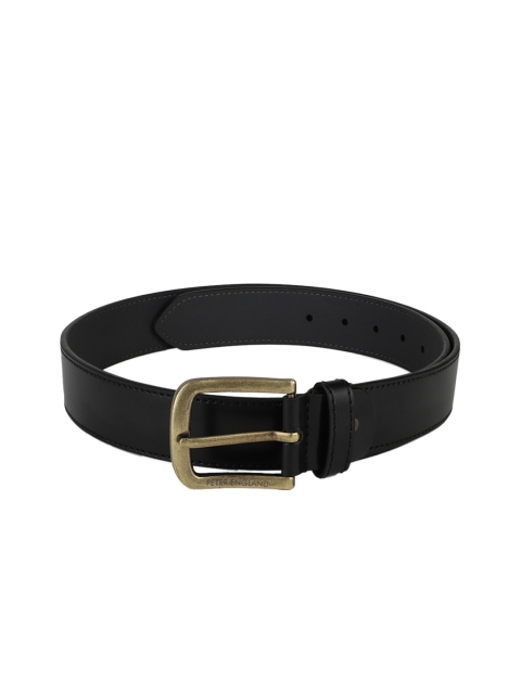 

Peter England Men Black Solid Belt