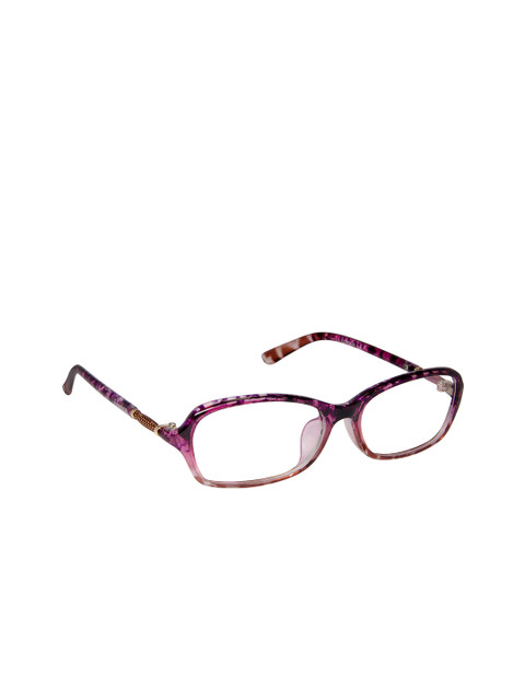 

Cardon Unisex Purple Abstract Full Rim Rectangle Frames EWCD1230