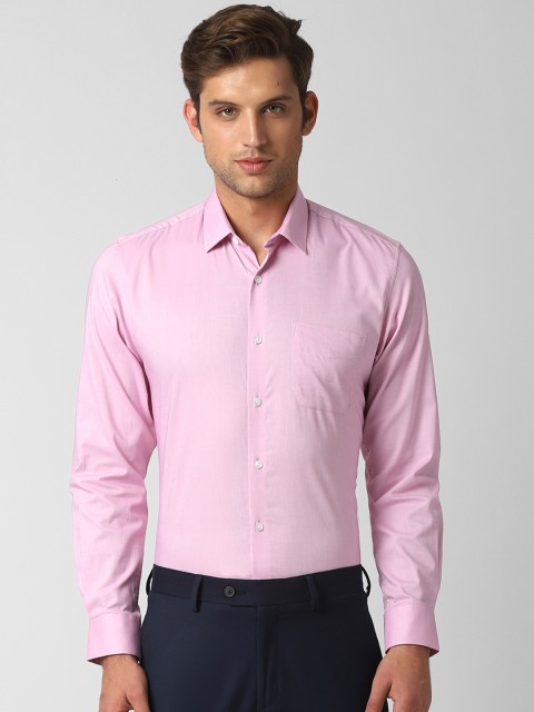 

Peter England Men Pink Slim Fit Solid Formal Shirt