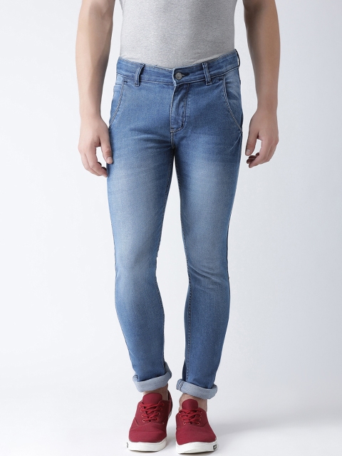 

FEVER Men Blue Slim Fit Mid-Rise Clean Look Stretchable Jeans