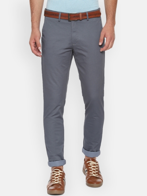 

Van Heusen Sport Men Blue Slim Fit Solid Regular Trousers