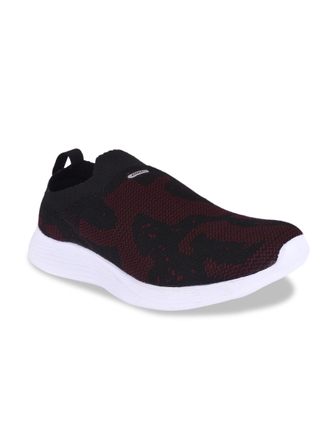 

Action Men Black Synthetic Running Shoes