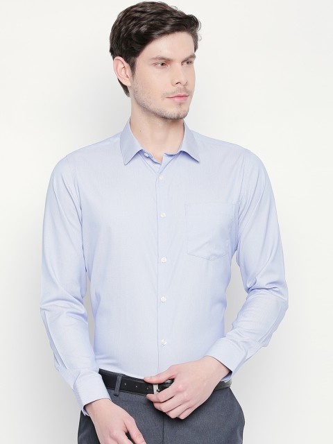 

RICHARD PARKER by Pantaloons Men Blue Slim Fit Solid Formal Shirt