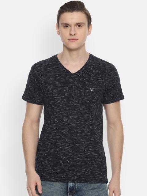 

Solly Jeans Co. Men Black Solid V-Neck T-shirt