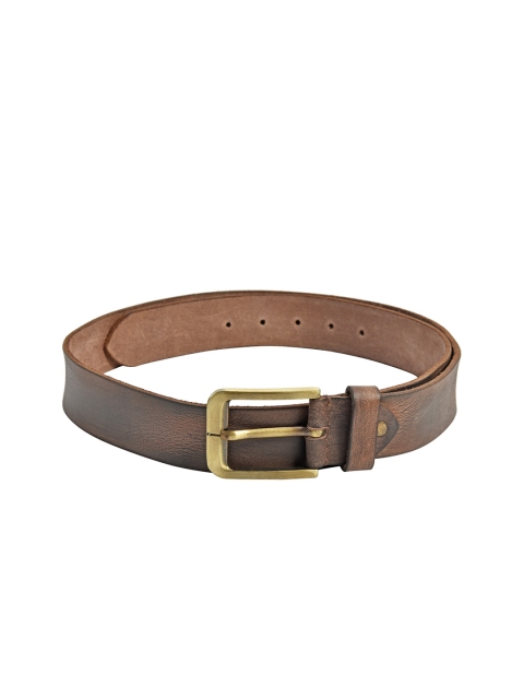 

Peseta Men Brown Textured Belt