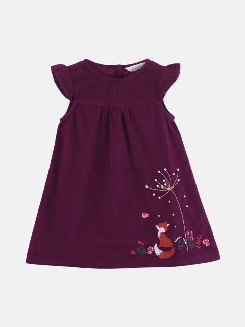 

Beebay Girls Purple A-Line Dress