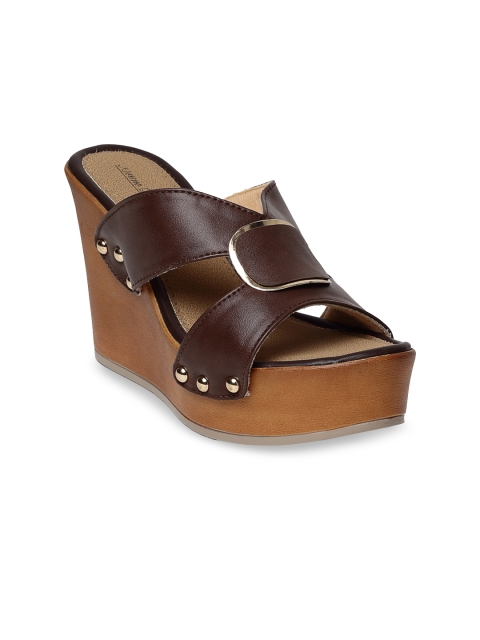 

Bruno Manetti Women Brown Solid Heels
