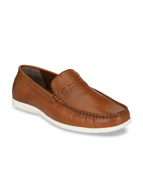 

Alberto Torresi Men Tan Brown Loafers