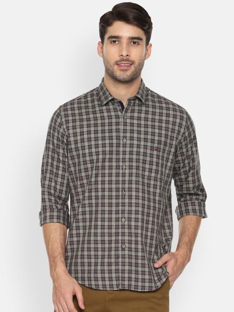 

Louis Philippe Sport Men Grey Slim Fit Checked Casual Shirt