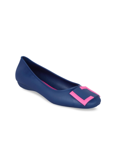 

MSC Women Blue Solid Ballerinas