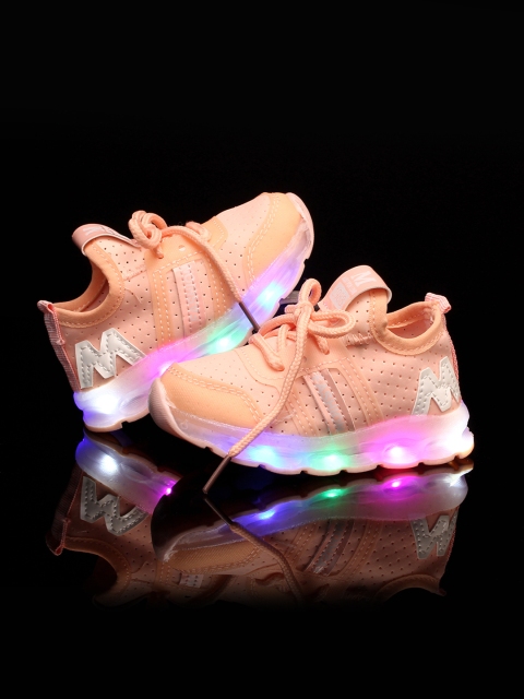 

Walktrendy Girls Pink Sneakers