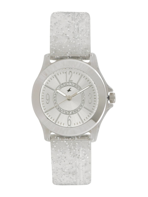 

Fastrack Women Silver-Toned Analogue Watch 9827PP19
