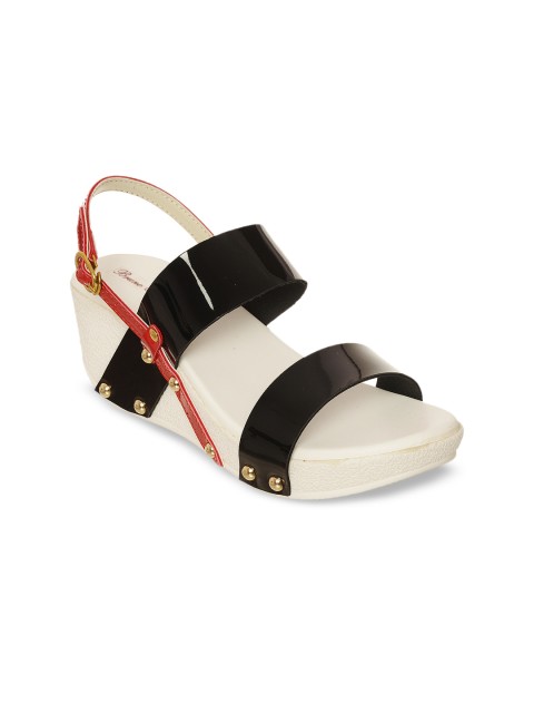 

Bruno Manetti Women Black Solid Heels