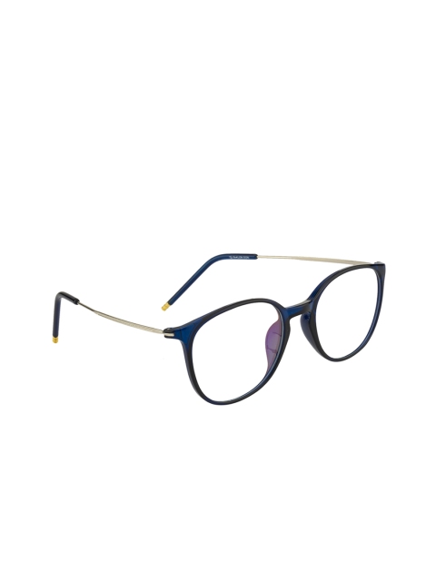 

Ted Smith Unisex Blue Solid Full Rim Round Frames TS-273_C9