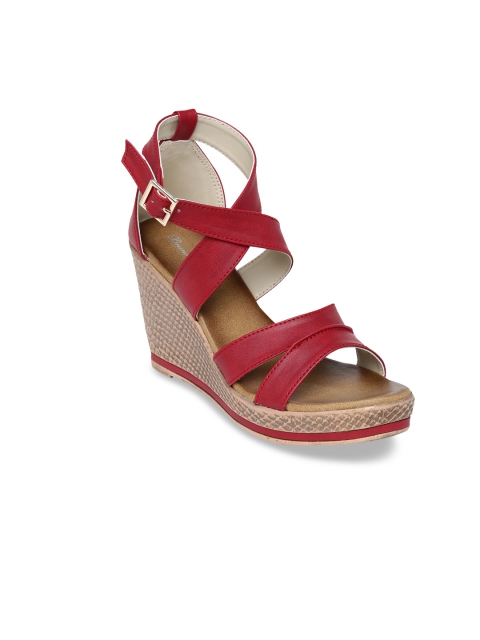 

Bruno Manetti Women Red Solid Heels