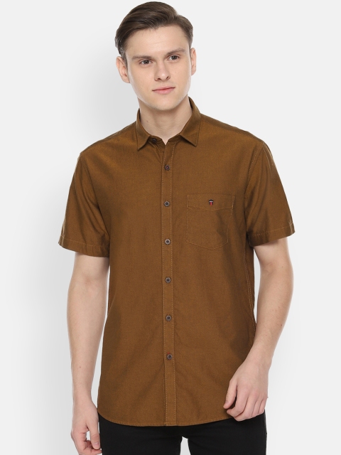 

Louis Philippe Sport Men Brown Slim Fit Solid Casual Shirt