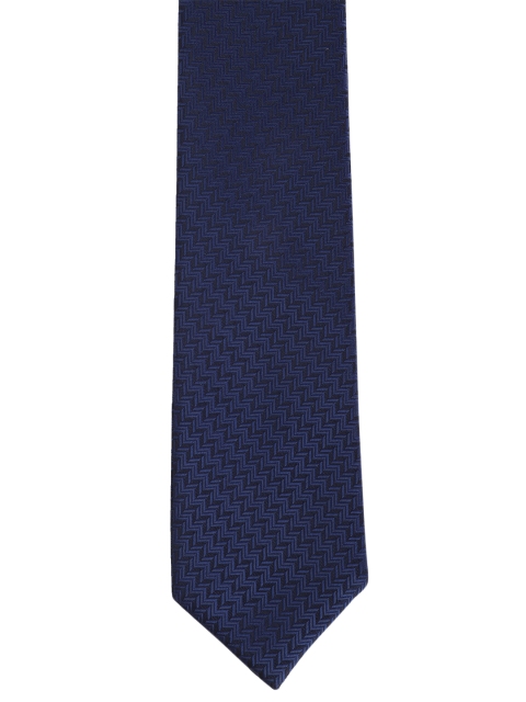 

Van Heusen Navy Blue Woven Design Broad Tie