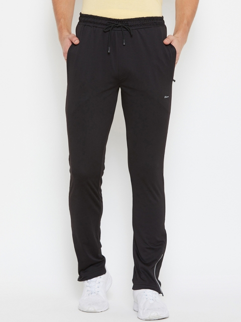 

Okane Men Black Solid Straight Fit Trackpants