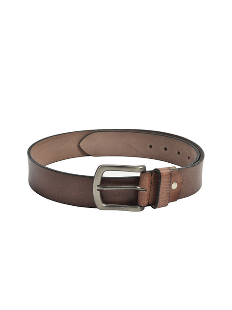 

Peseta Men Brown Textured Belt