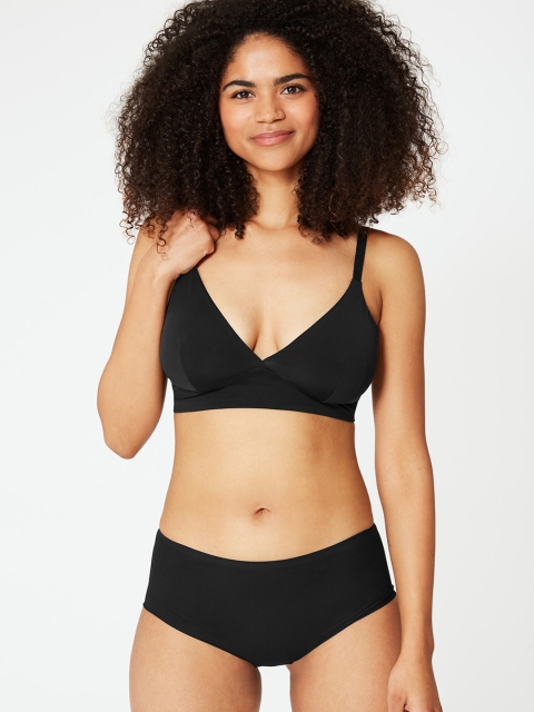 

Marks & Spencer Women Black Solid Hipster Briefs T618277BLACK