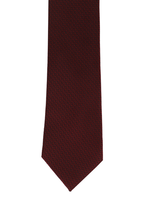 

Van Heusen Maroon Woven Design Broad Tie