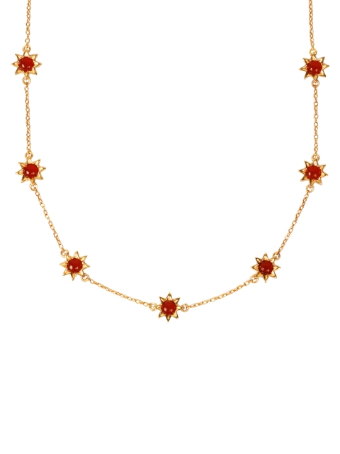 

Zariin Gold-Plated Brass Handcrafted Necklace