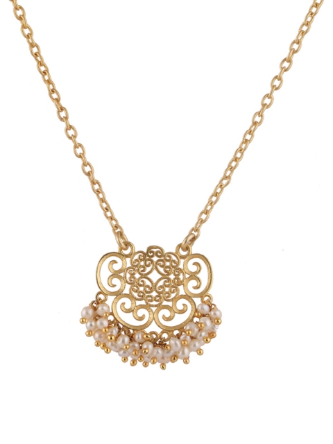 

Zariin Gold-Plated Brass Handcrafted Necklace