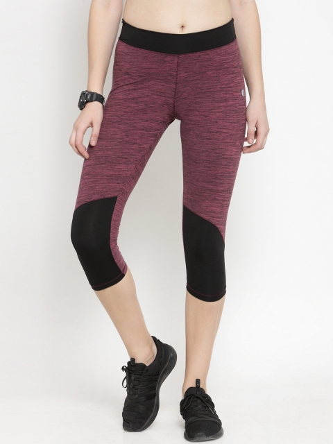 

BUKKUM Women Maroon Solid Slim Fit Capris