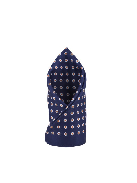 

Peter England Men Navy Blue Printed Pocket Square