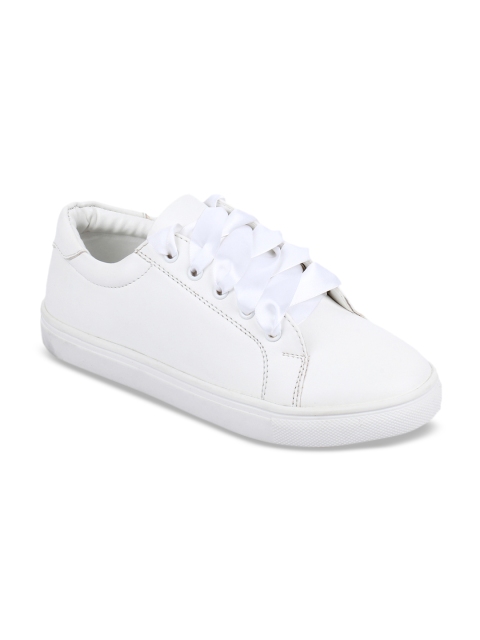 

Bruno Manetti Women White Sneakers