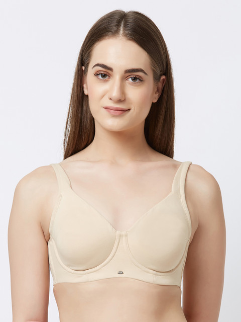 

Soie Nude-Coloured Solid Underwired Non Padded Everyday Bra CB-204