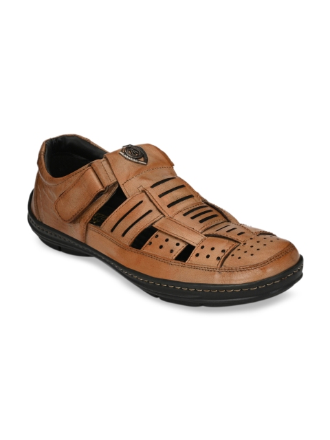

Alberto Torresi Men Brown Leather Sandals