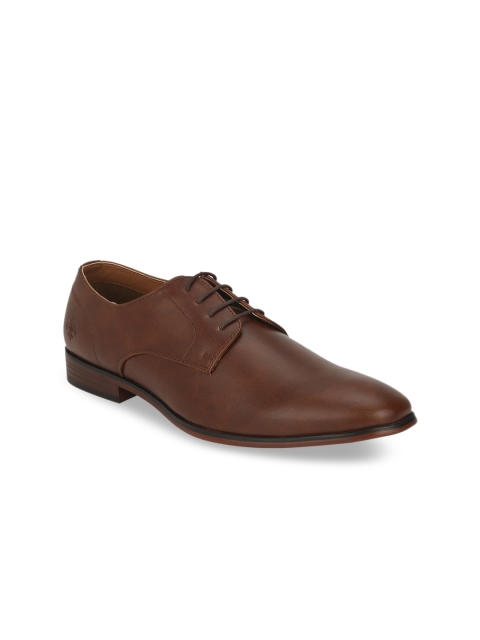 

Bond Street by Red Tape Men Brown Solid Formal Derbys