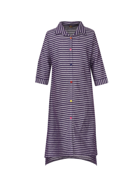 

Aarika Girls Purple Striped Kurta