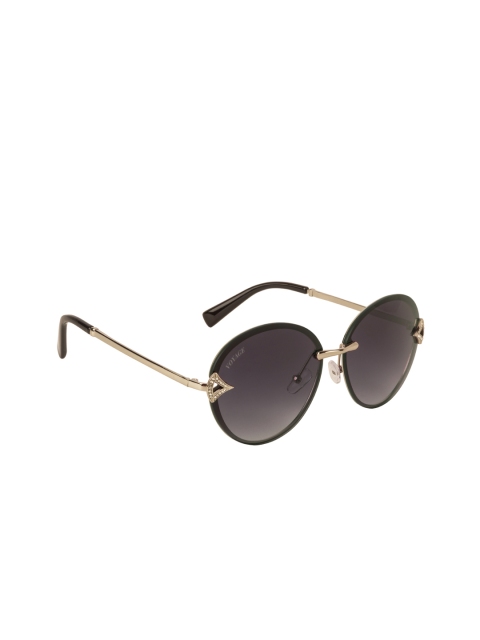 

Voyage Women Oval Sunglasses MG2686a, Black