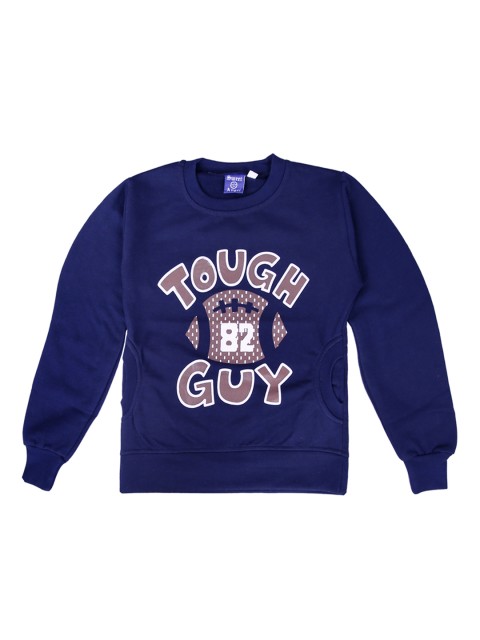 

SWEET ANGEL Unisex Navy Blue Printed Sweatshirt