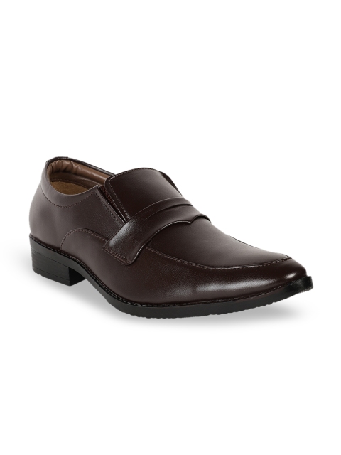 

Respiro Men Brown Solid Formal Slip-On Shoes