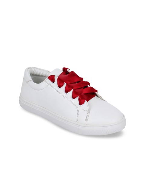 

Bruno Manetti Women White Sneakers