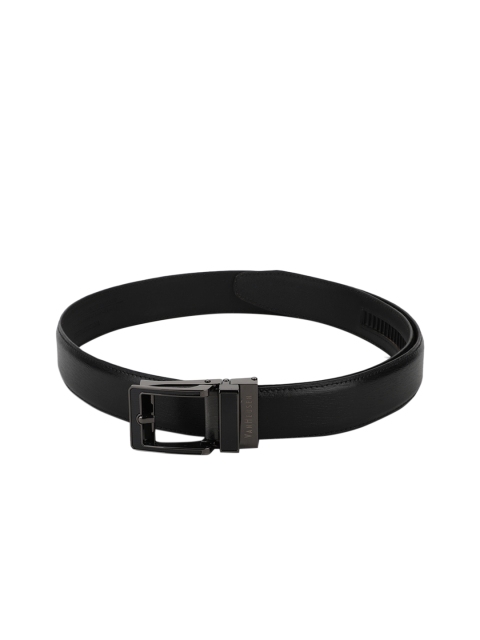 

Van Heusen Men Black Solid Belt