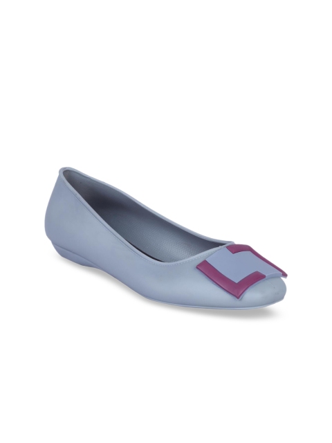 

MSC Women Grey Solid Ballerinas