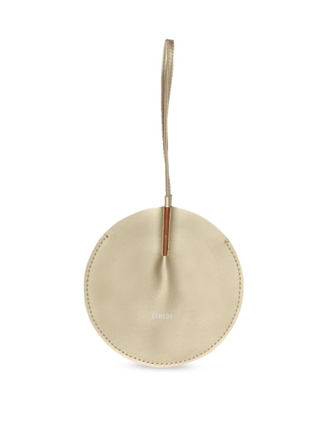 

ESBEDA Muted Gold-Toned Solid Clutch