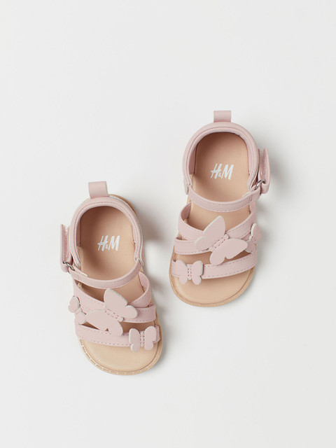 

H&M Girls Pink Solid Sandals
