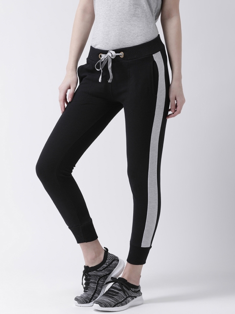 

The Dry State Women Black Solid Slim-Fit Joggers