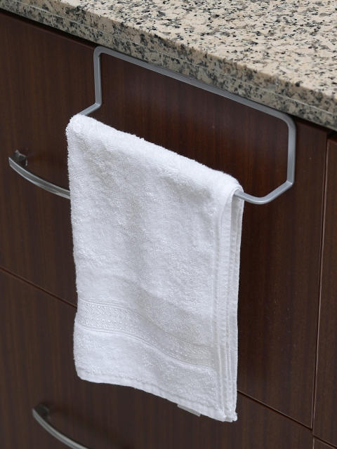 

JVS Grey Solid Metal Kitchen Towel Holder