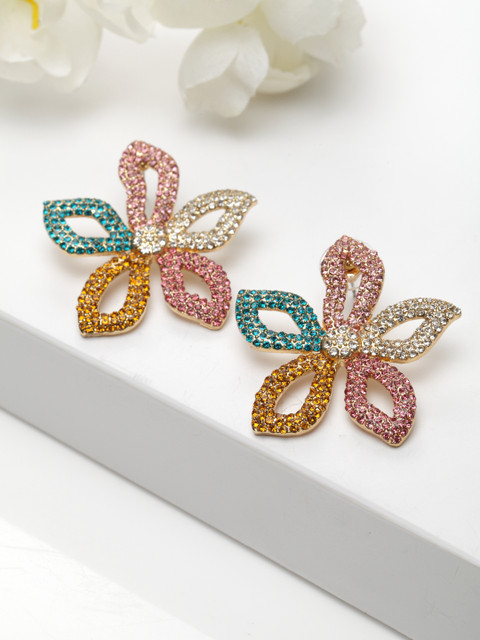 

AVANT-GARDE PARIS Multicoloured Floral Studs, Multi