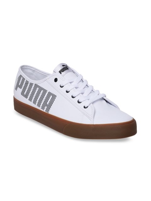 

Puma Unisex White Bari SL Sneakers