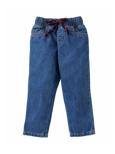 

KiddoPanti Boys Blue Regular Fit Mid-Rise Clean Look Jeans