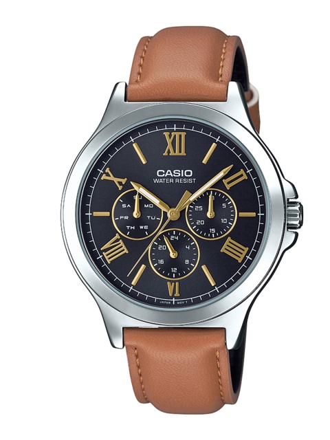 

CASIO Enticer Men Black Analogue Watch A1688 MTP-V300L-1A3UDF